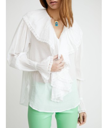 BLOUSE POPPI À JABOT BOUTONNÉ vente chaude votre 