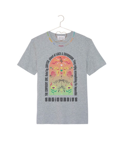 TEE SHIRT ASTRO GRIS SAGITARIUS Voir les baskets