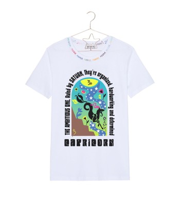 TEE SHIRT ASTRO BLANC CAPRICORNE online