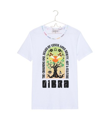 TEE SHIRT ASTRO BLANC LIBRA en ligne des produits 