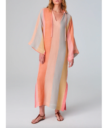 TUNIC CAFTAN LONG ROSE Comparez plus de prix