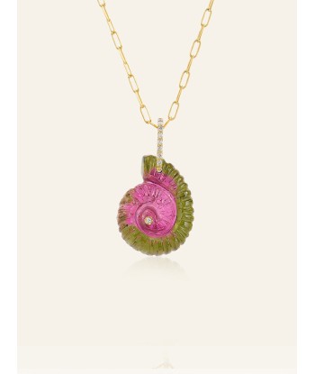 PENDENTIF ESCARGOT AVEC DIAMANT AU MILIEU votre