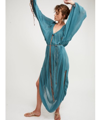 ROBE HUIRO PAGODA BLUE Jusqu'à 80% De Réduction