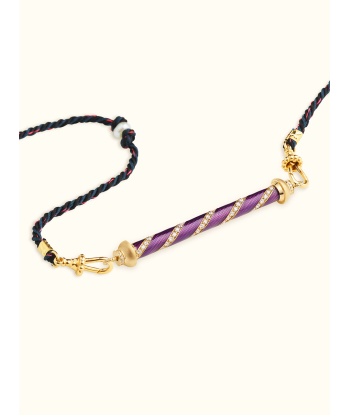 COLLIER CANDY CANE VIOLET la chaussure