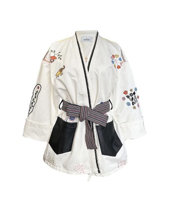 KIMONO BON VOYAGE BLANC hantent personnes