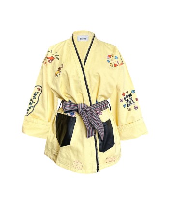 KIMONO BON VOYAGE JAUNE 50-70% off 