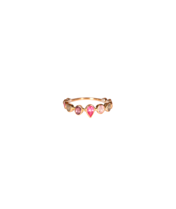 BAGUE SOURIANTE SAPHIR ROSE 50-70% off 