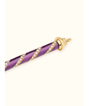 COLLIER CANDY CANE VIOLET la chaussure