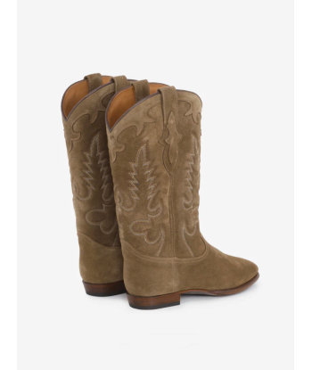 BOTTES SANTIAG MIDNIGHT EN DAIM CHESNUT de l' environnement