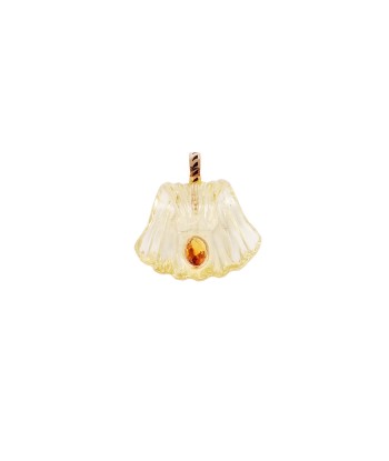 PENDENTIF  EN QUARTZ CITRON 2024