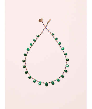 COLLIER BONVIEW MALACHITE ET LAPIS LAZULI votre