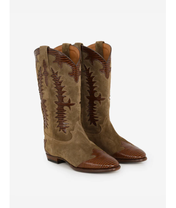 BOTTES SANTIAG MIDNIGHT LORD CHESTNUT BROWN Comparez plus de prix