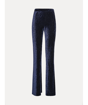 PANTALON FLARE EN VELOURS DE PANNE NIGHT FALL en ligne des produits 