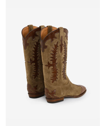 BOTTES SANTIAG MIDNIGHT LORD CHESTNUT BROWN Comparez plus de prix