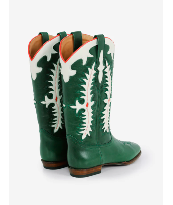 BOTTES SANTIAG MIDNIGHT TEXAS DARK GREEN suggérées chez