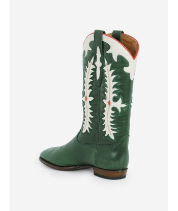 BOTTES SANTIAG MIDNIGHT TEXAS DARK GREEN suggérées chez