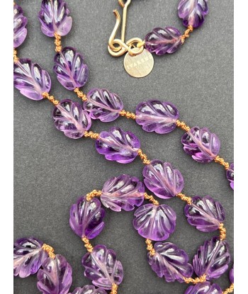 COLLIER NIILO FEUILLE AMETHYSTE prix pour 