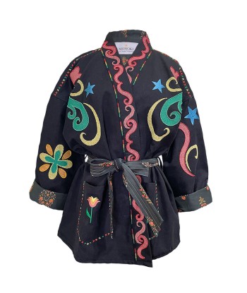 KIMONO FAMILY NOIR paiement sécurisé