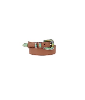 CEINTURE EXCLU CRAZY ARGENT & TAN s'inspire de l'anatomie humaine