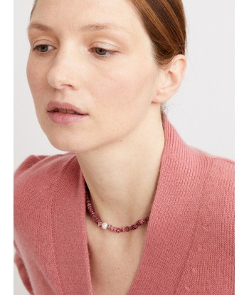 COLLIER PERLES RHODOCHROSITE prix