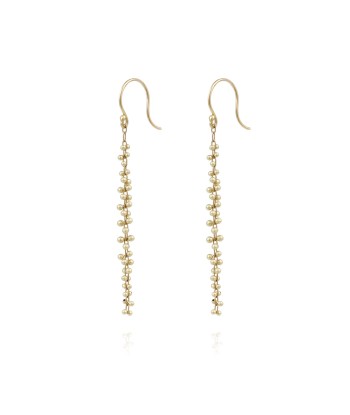 BOUCLES D'OREILLES GRAPPE PERLÉE brillant des détails fins