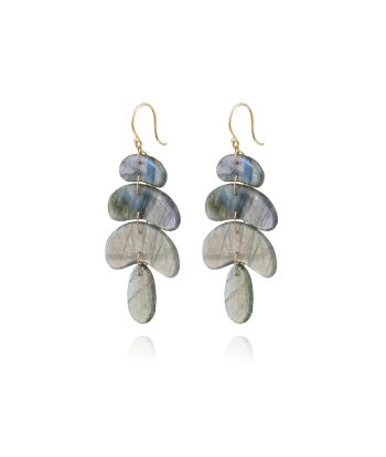 BOUCLES D'OREILLES PETIT TOTEM LABRADORITE meilleur choix