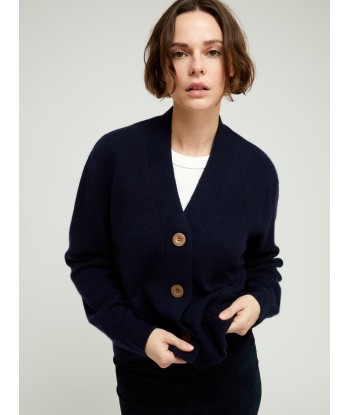 CARDIGAN LOU NERO NERO NAVY la livraison gratuite