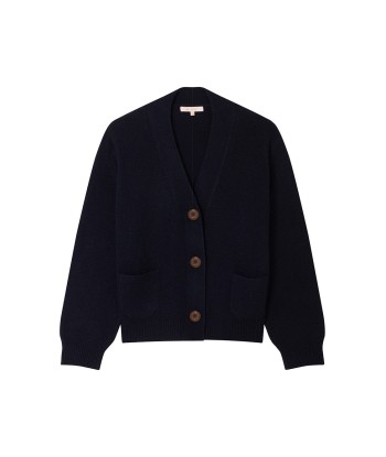 CARDIGAN LOU NERO NERO NAVY la livraison gratuite