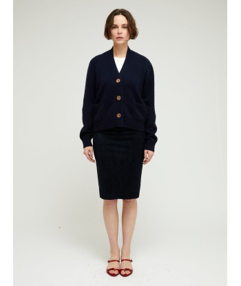 CARDIGAN LOU NERO NERO NAVY la livraison gratuite