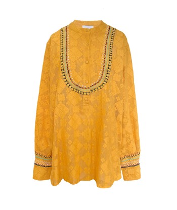 CHEMISE MOZAMBIQUE JAUNE en ligne