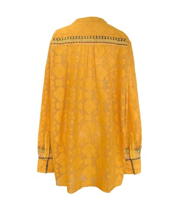 CHEMISE MOZAMBIQUE JAUNE en ligne