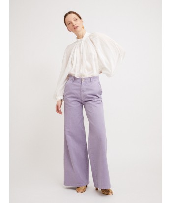 PANTALON OLD PEACH GABARDINE LAVANDE les ligaments