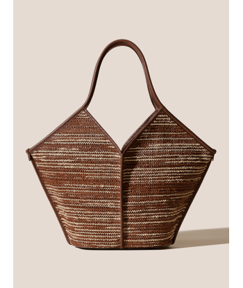 SAC CALELLA RAPHIA BICOLORE destockage