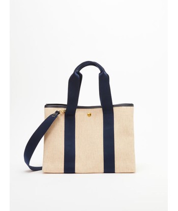 SAC TRAVERSÉE M LINEN NAVY Dans la société mordern