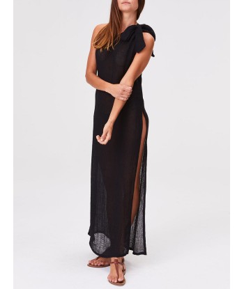 ROBE SARONG GAZE NOIRE les ligaments