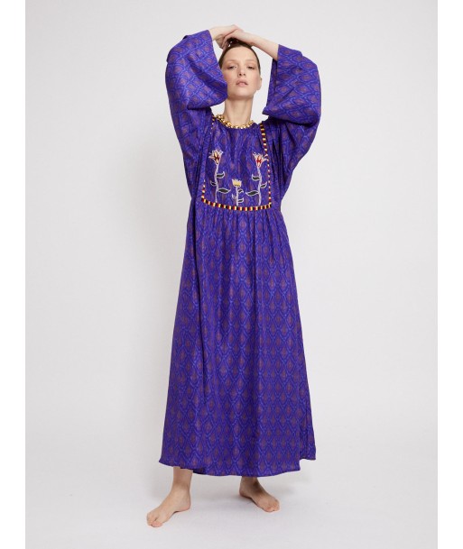 ROBE DEVA VIOLETTE EN SOIE prix