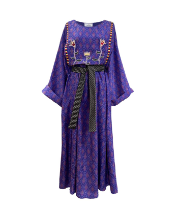 ROBE DEVA VIOLETTE EN SOIE prix