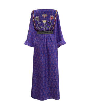 ROBE DEVA VIOLETTE EN SOIE prix