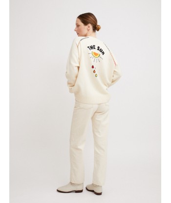 PULL CACHEMIRE SUN OFF WHITE du meilleur 