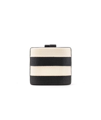 POCHETTE CAPARICA BLACK WHITE outlet