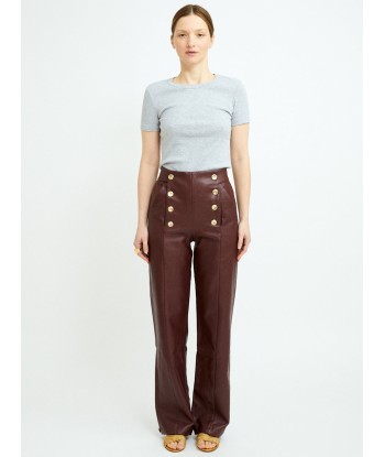 PANTALON POPPY BORDEAUX basket pas cher