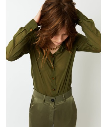 CHEMISE VOILE OLIVE Les magasins à Paris et en Île-de-France