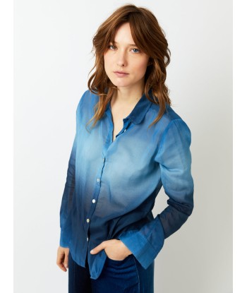 CHEMISE EN VOILE DENIM DÉGRADÉE paiement sécurisé