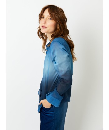 CHEMISE EN VOILE DENIM DÉGRADÉE paiement sécurisé