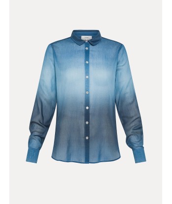 CHEMISE EN VOILE DENIM DÉGRADÉE paiement sécurisé