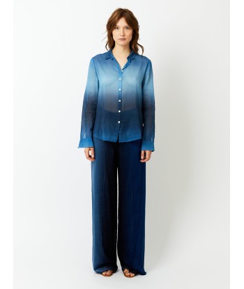 CHEMISE EN VOILE DENIM DÉGRADÉE paiement sécurisé