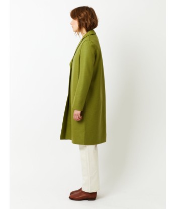 MANTEAU OVERCOAT PRESSED WOOL PERIDOT paiement sécurisé