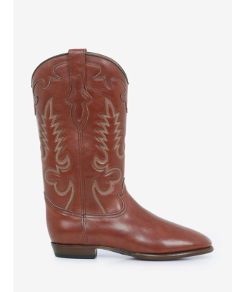 BOTTES MIDNIGHT LEATHER COGNAC une grave pollution 