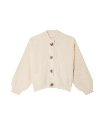 CARDIGAN ROY ANTIQUE WHITE solde