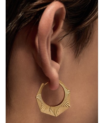 BOUCLE D'OREILLE NYC GRAND MODELE OR JAUNE 50-70% off 